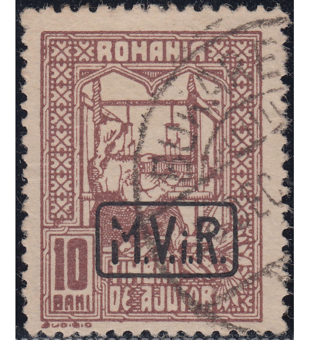 Deutsche Besetzung Rumnien Zwangszuschlagsmarken Nr. 3y gestempelt