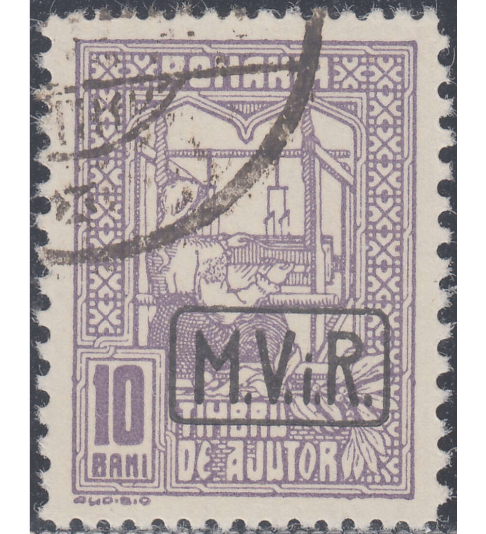 Deutsche Besetzung Rumnien Zwangszuschlagsmarken Nr. 4 gestempelt