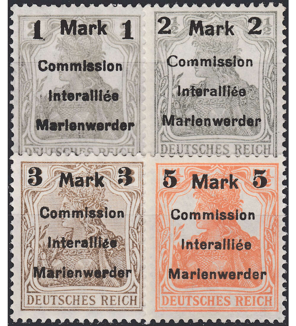 Marienwerder Nr. 22-25 postfrisch **