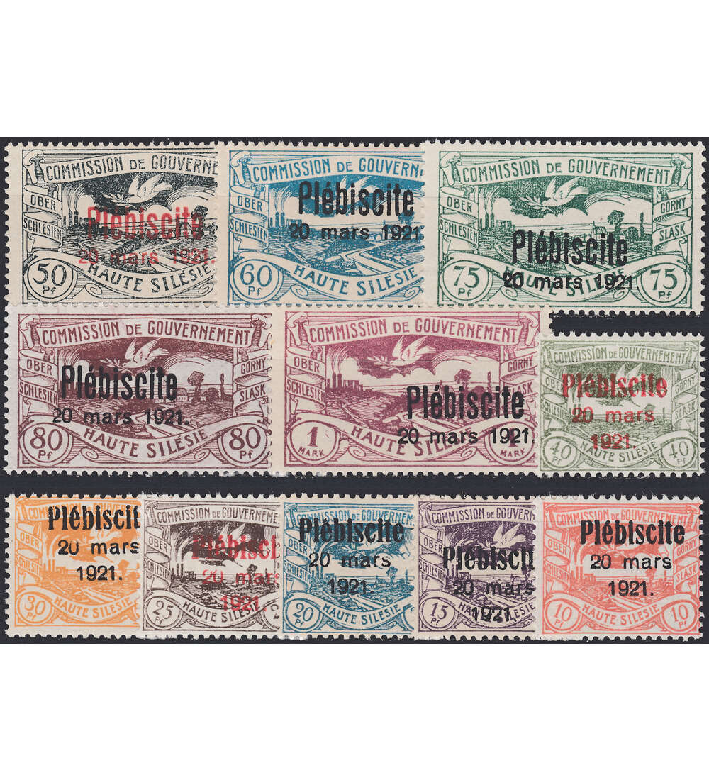 Oberschlesien Nr. 30-40 postfrisch **