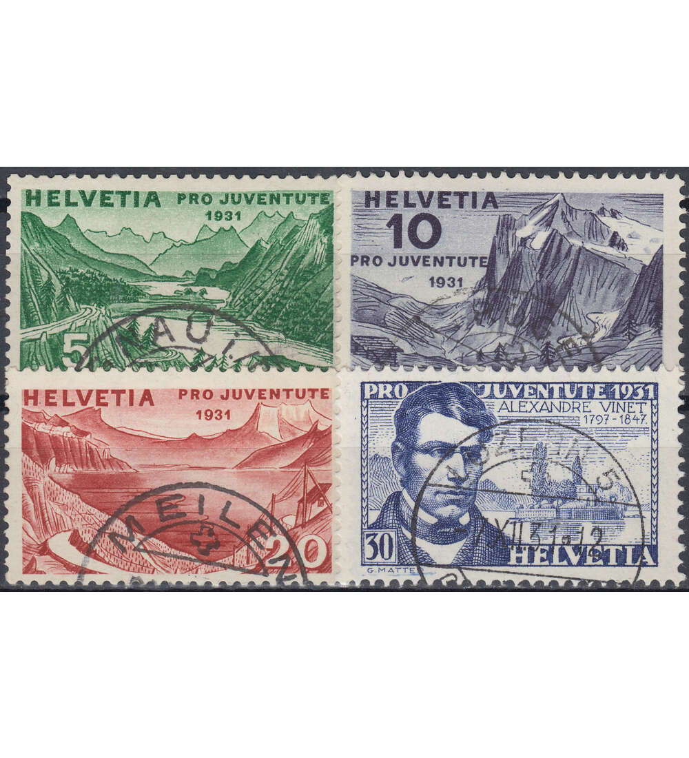 Schweiz Nr. 246-249 gestempelt Pro Juventute 1931