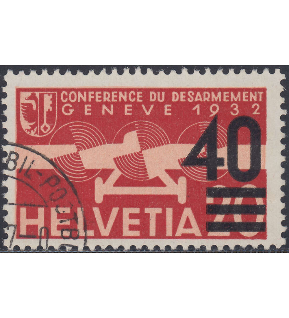 Schweiz Nr. 310 gestempelt     Flugpost 1937