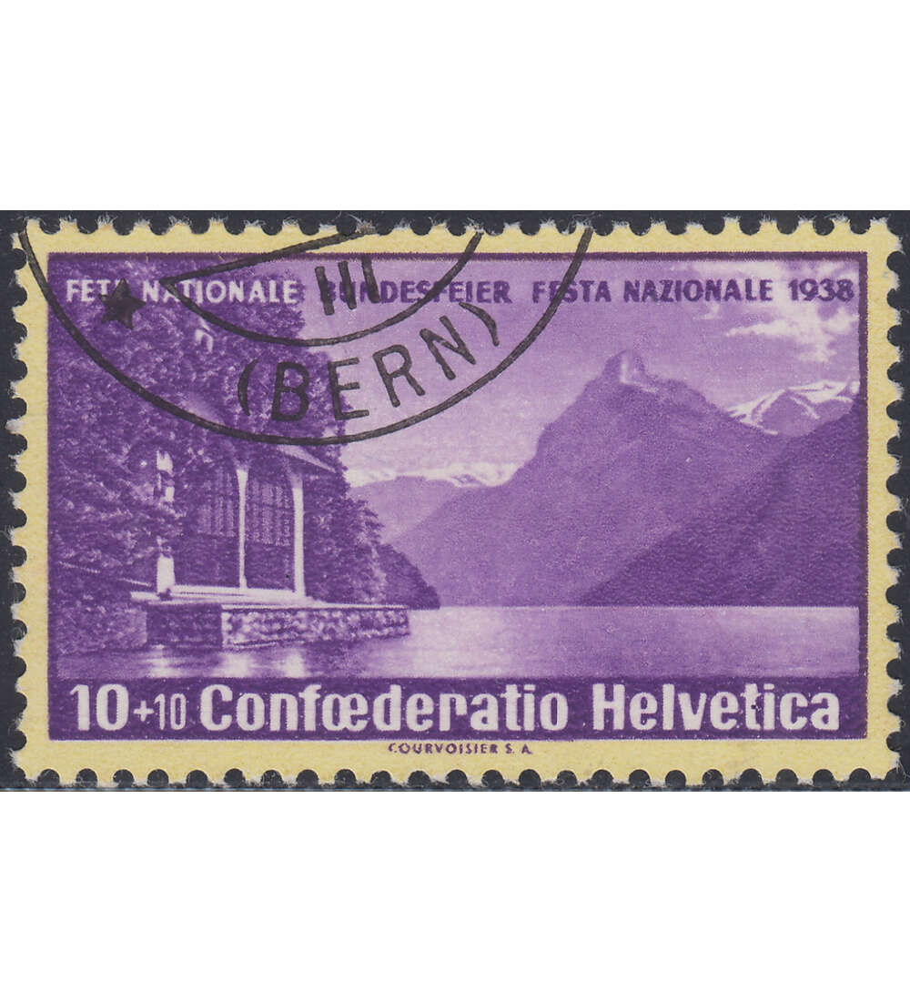 Schweiz Nr. 326 gestempelt     Pro Patria 1938