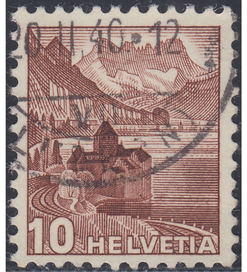Schweiz Nr. 363 gestempelt     Landschaften 1939