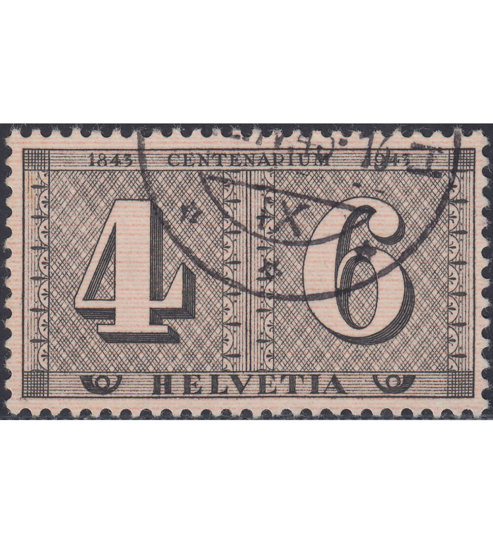 Schweiz Nr. 416 gestempelt     100 J. Schweizer Marken 1943
