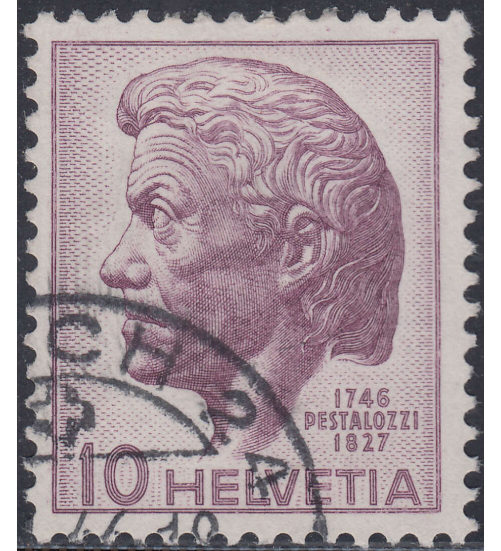 Schweiz Nr. 469 gestempelt     Pestalozzi 1946