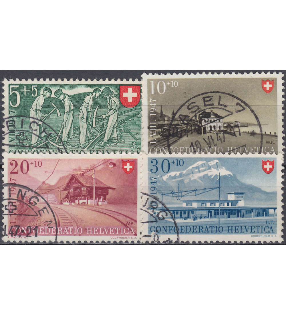 Schweiz Nr. 480-483 gestempelt Pro Patria 1947