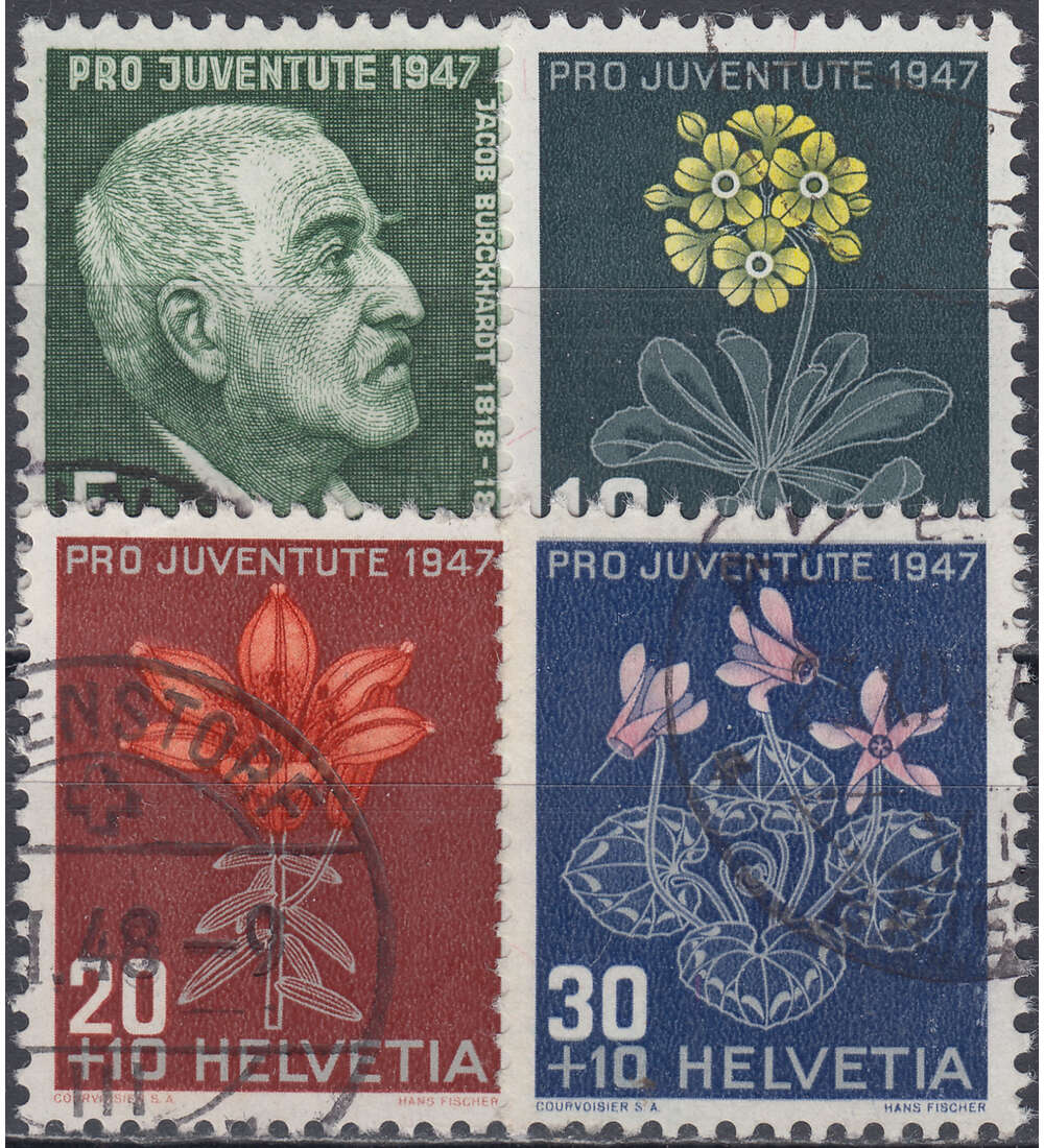 Schweiz Nr. 488-491 gestempelt Pro Juventute 1947