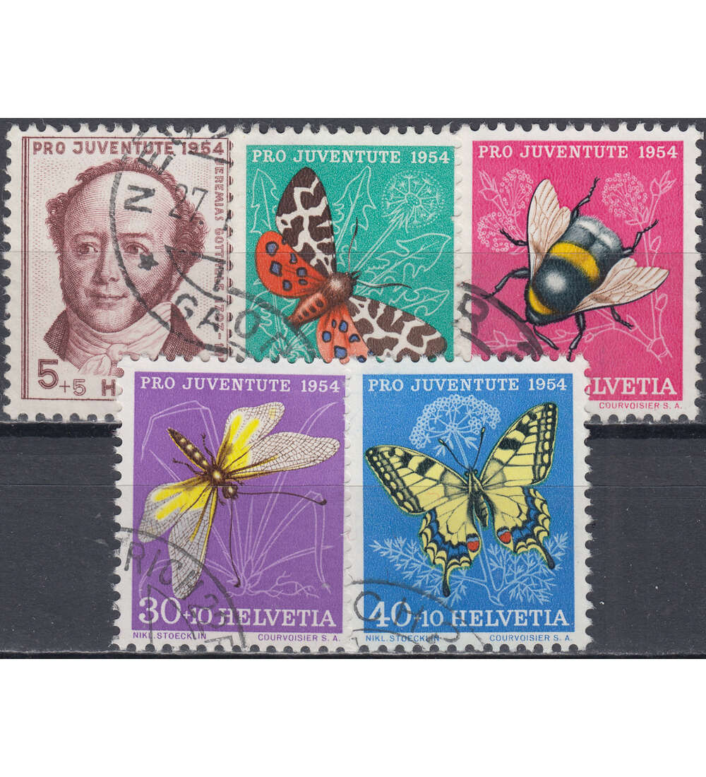 Schweiz Nr. 602-606 gestempelt Pro Juventute 1954