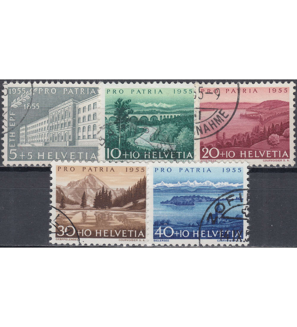 Schweiz Nr. 613-617 gestempelt Pro Patria 1955