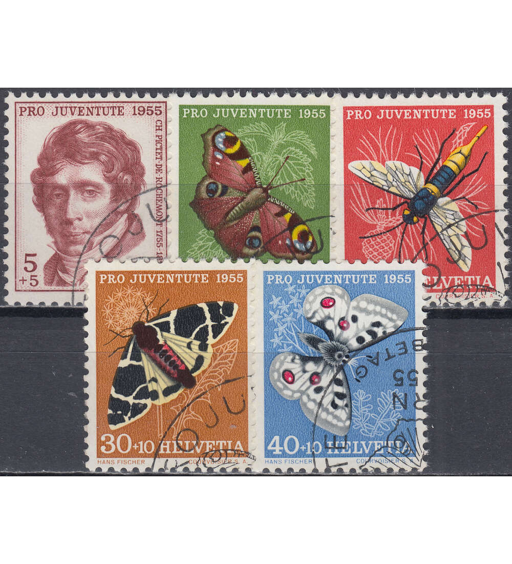Schweiz Nr. 618-622 gestempelt Pro Juventute 1955