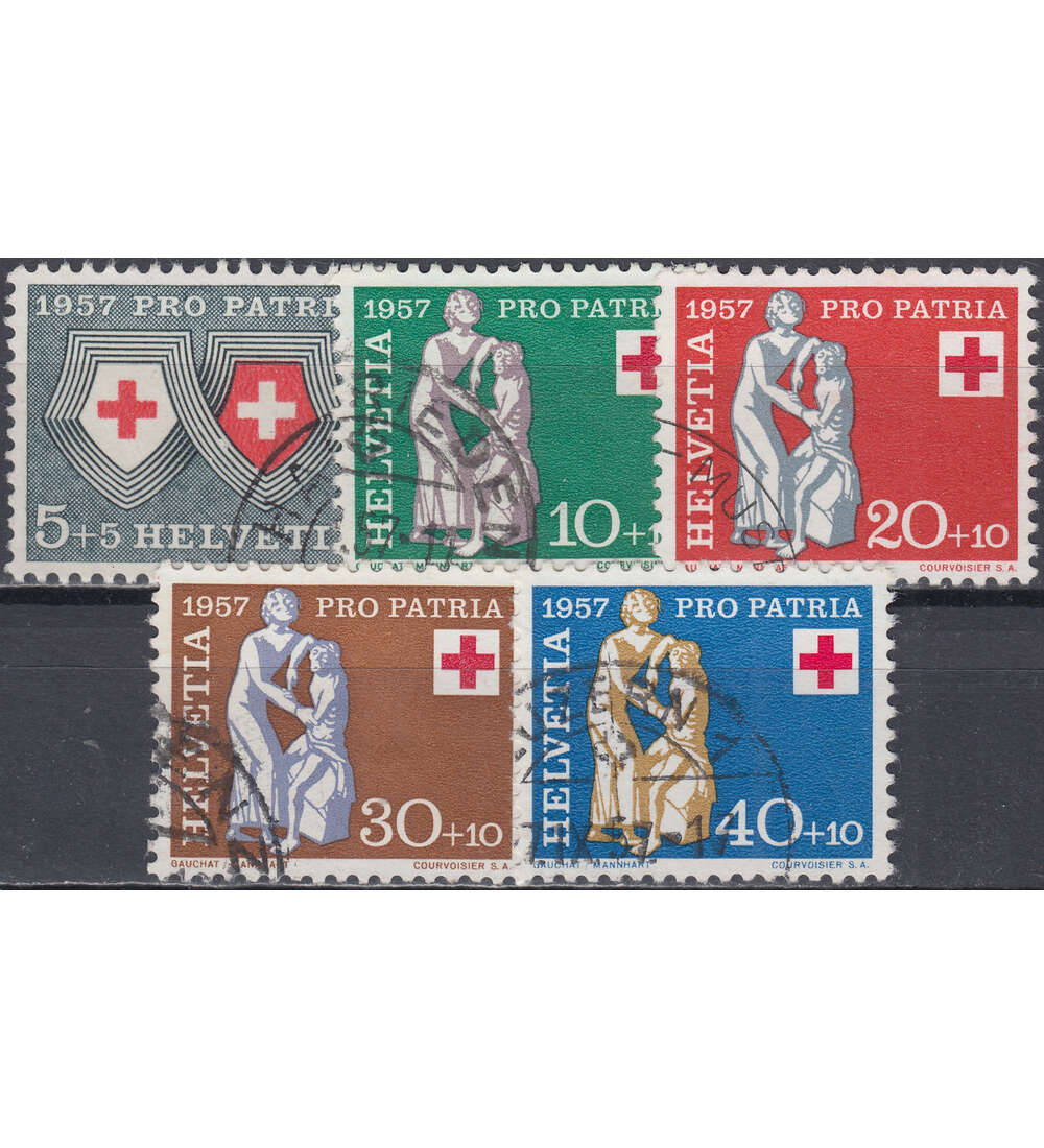 Schweiz Nr. 641-645 gestempelt Pro Patria 1957