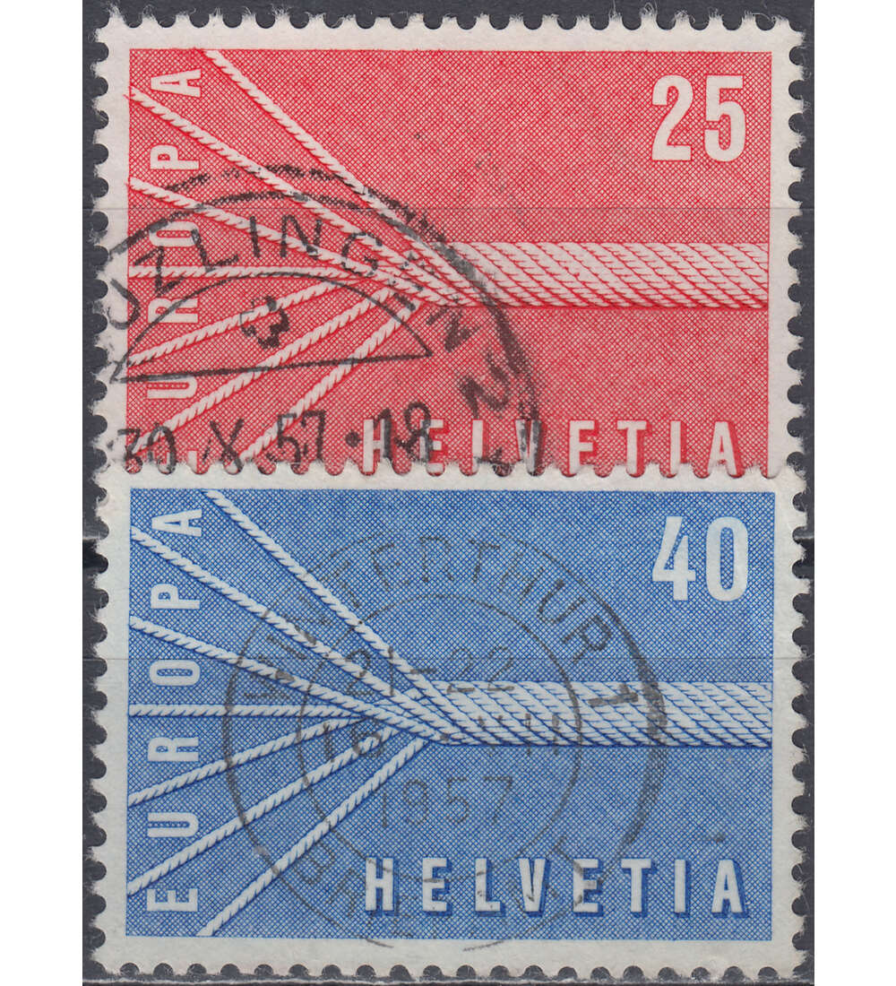 Schweiz Nr. 646-647 gestempelt Europa CEPT 1957