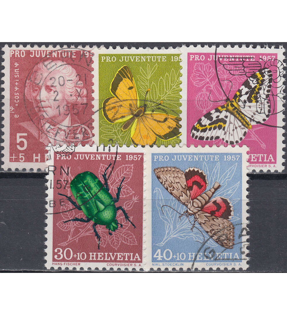 Schweiz Nr. 648-652 gestempelt Pro Juventute 1957
