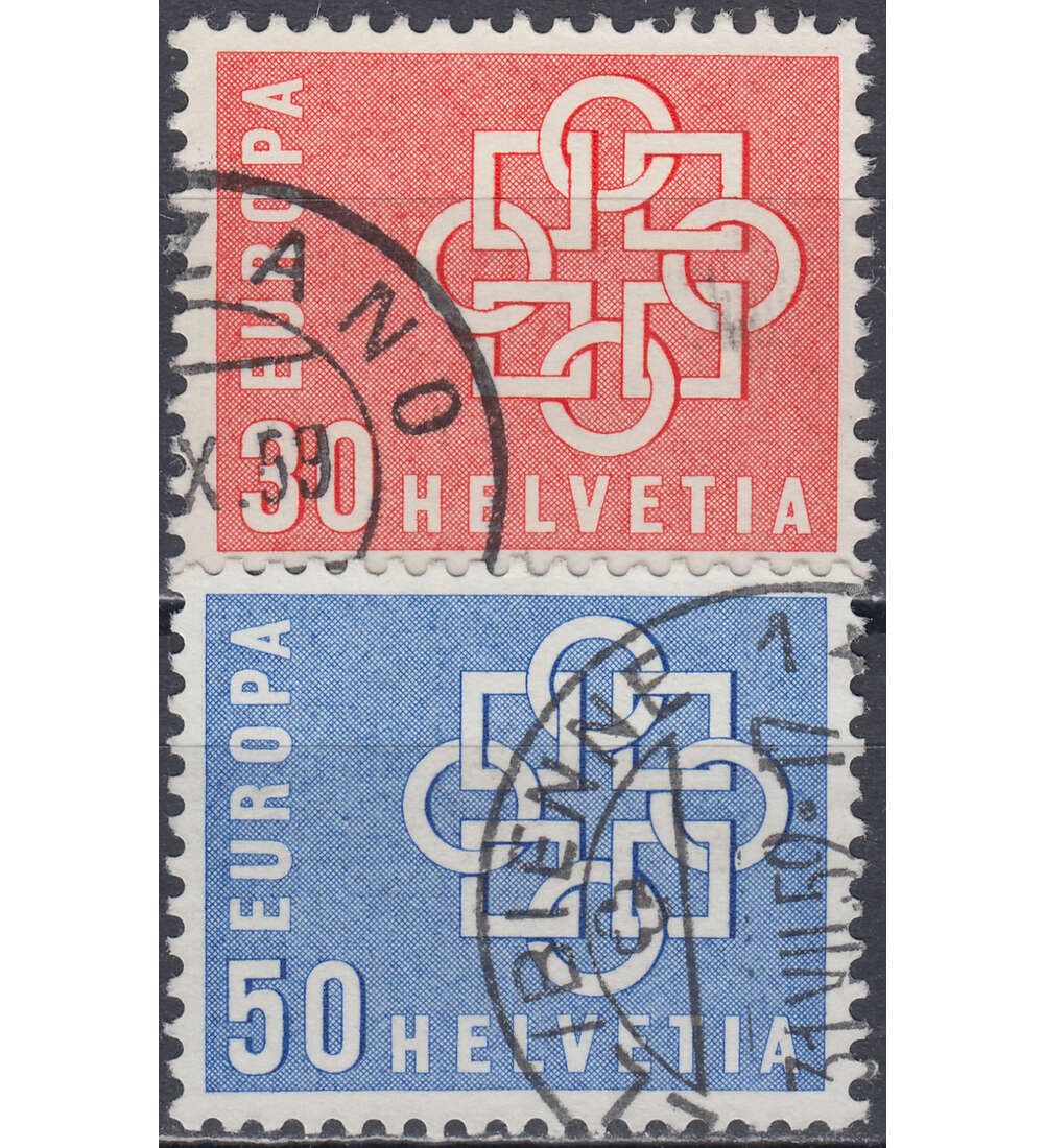 Schweiz Nr. 679-680 gestempelt Europa CEPT 1959