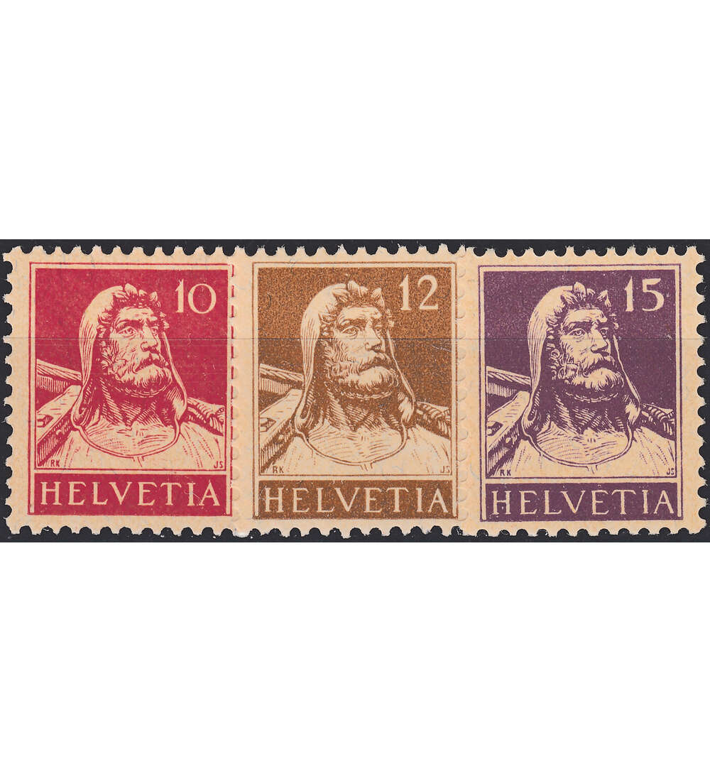 Schweiz Nr. 118-120 postfrisch Tell 1914
