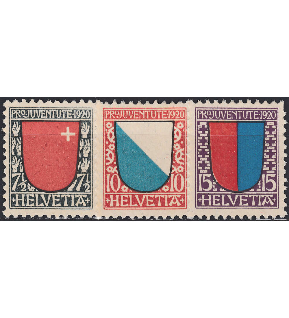 Schweiz Nr. 153-155 postfrisch Pro Juventute 1920