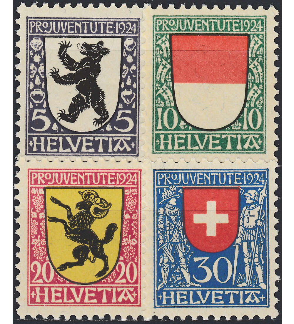 Schweiz Nr. 209-212 postfrisch Pro Juventute 1924