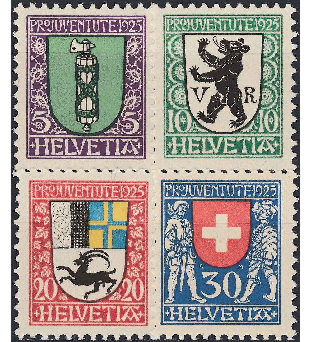 Schweiz Nr. 214-217 postfrisch Pro Juventute 1925