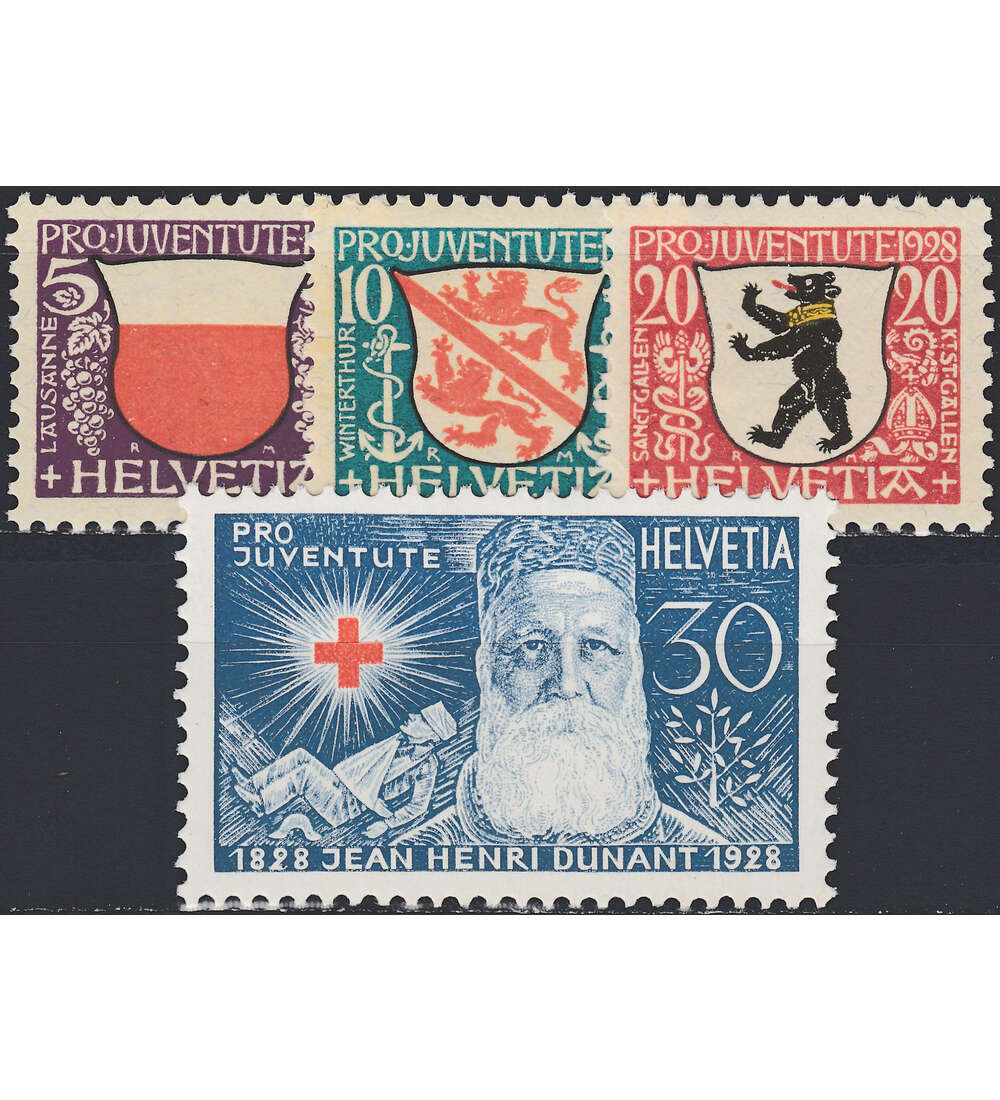 Schweiz Nr. 229-232 postfrisch Pro Juventute 1928