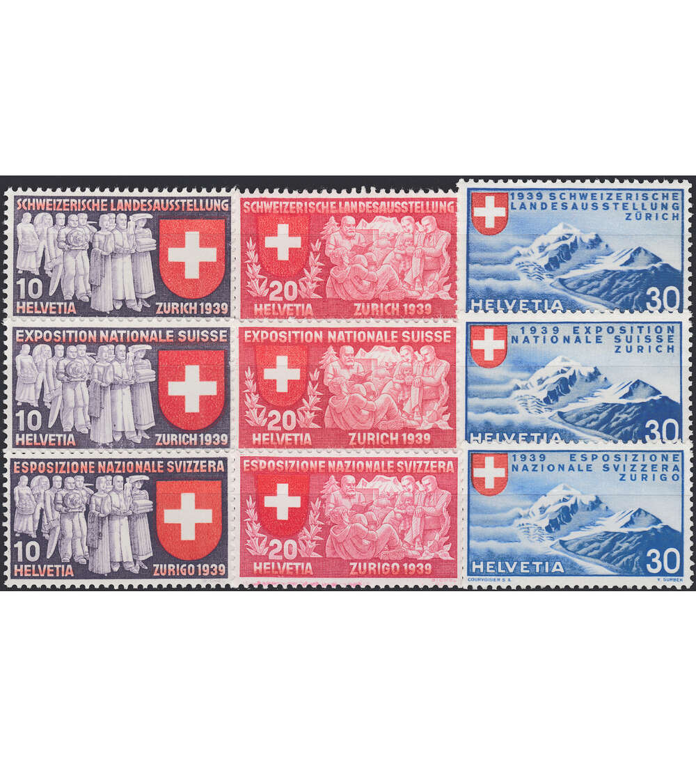 Schweiz Nr. 335-343 postfrisch Landesausstellung 1939