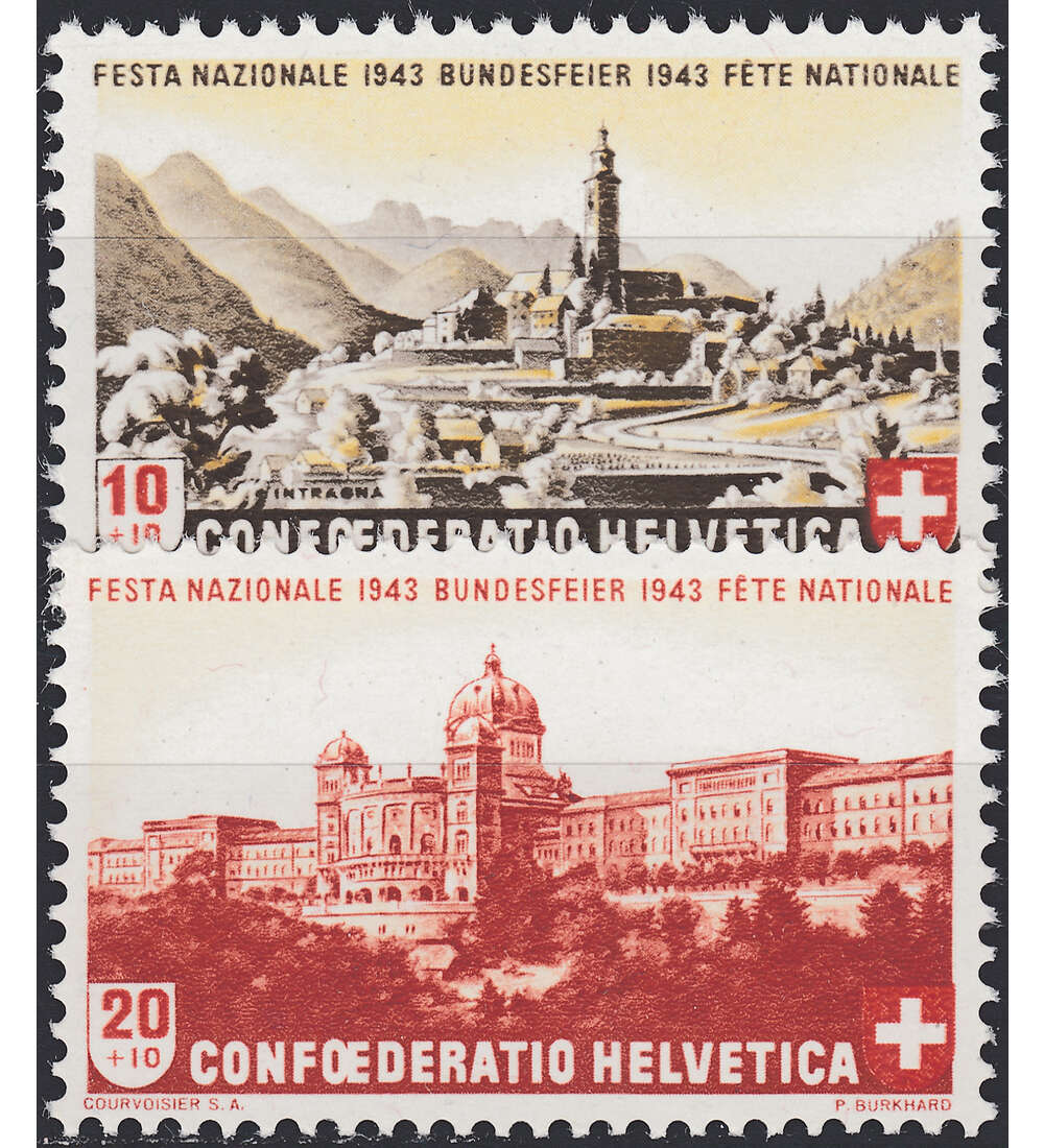 Schweiz Nr. 420-421 postfrisch Pro Patria 1943