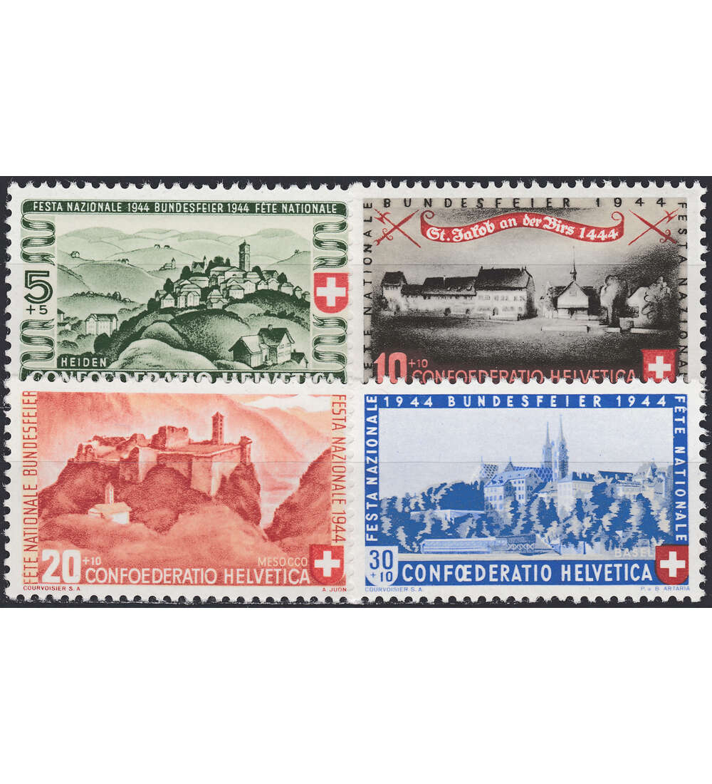 Schweiz Nr. 431-434 postfrisch Pro Patria 1944