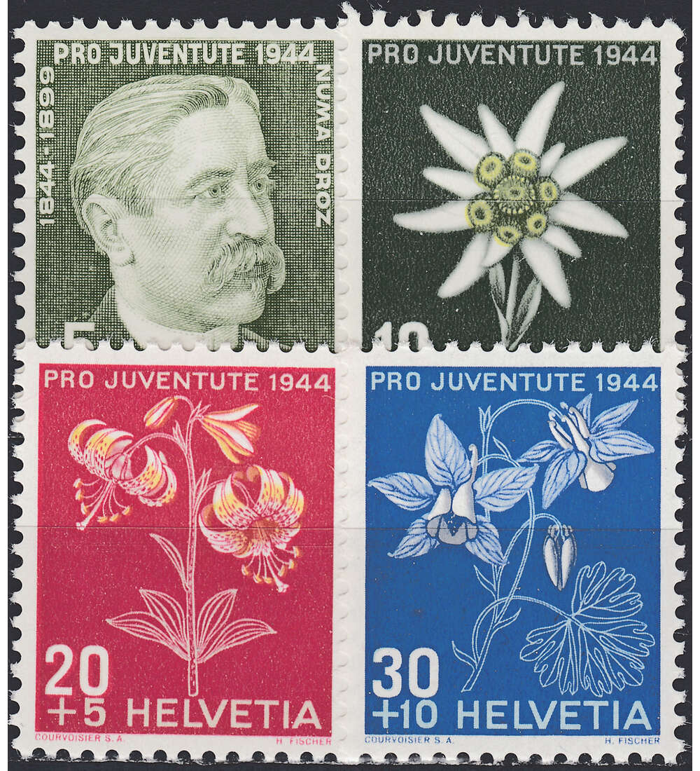Schweiz Nr. 439-442 postfrisch Pro Juventute 1944