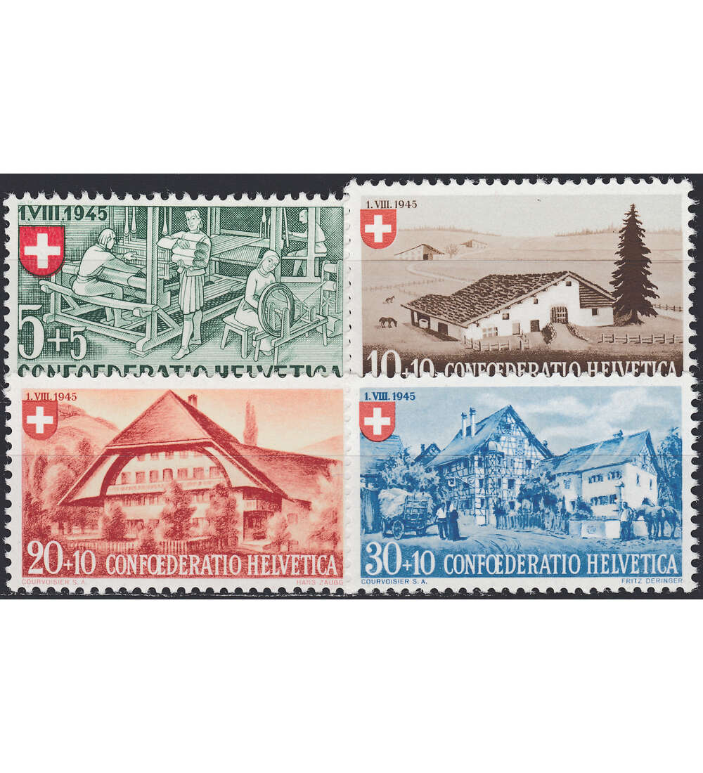 Schweiz Nr. 460-463 postfrisch Pro Patria 1945