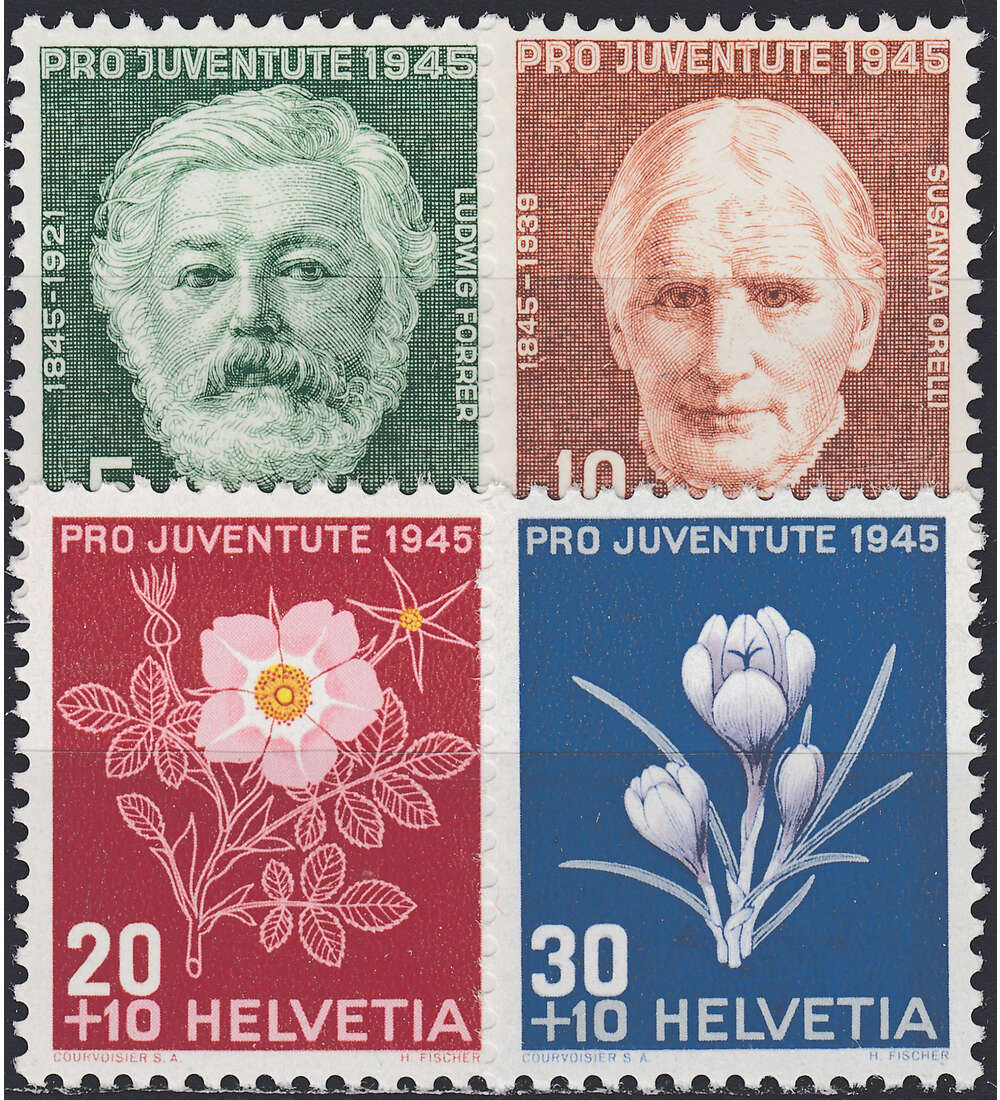 Schweiz Nr. 465-468 postfrisch Pro Juventute 1945