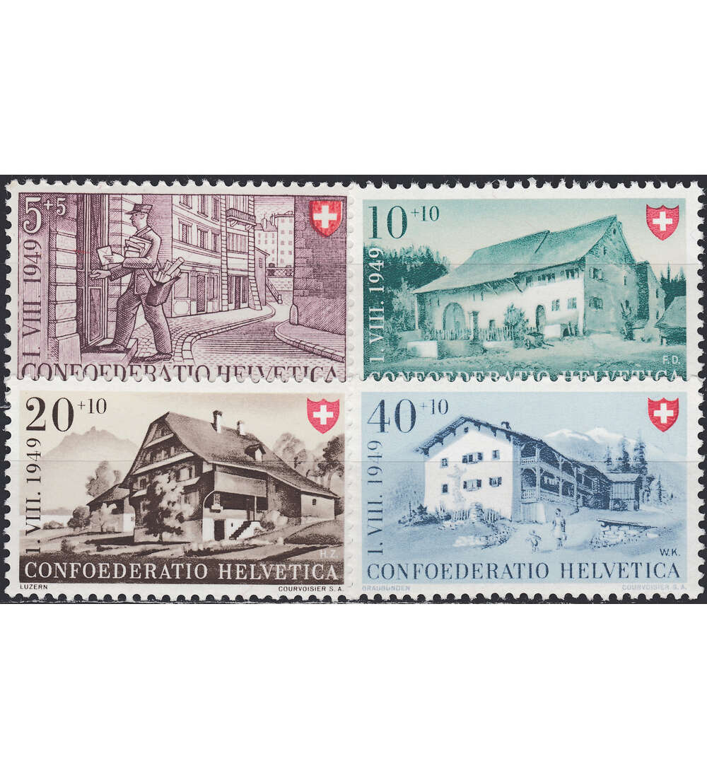 Schweiz Nr. 525-528 postfrisch Pro Patria 1949