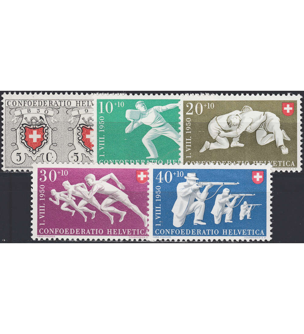 Schweiz Nr. 545-549 postfrisch Pro Patria 1950