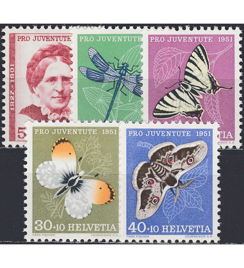 Schweiz Nr. 561-565 postfrisch Pro Juventute 1951