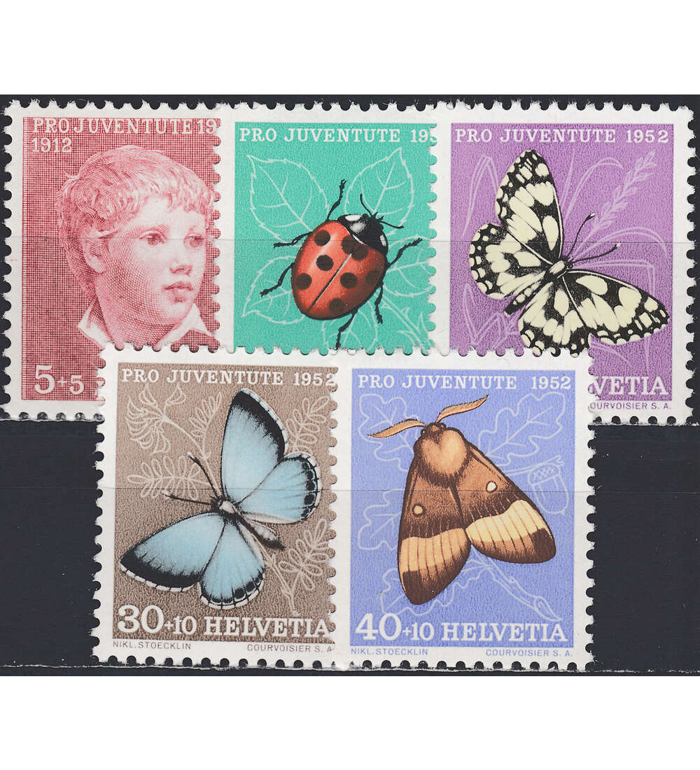 Schweiz Nr. 575-579 postfrisch Pro Juventute 1952