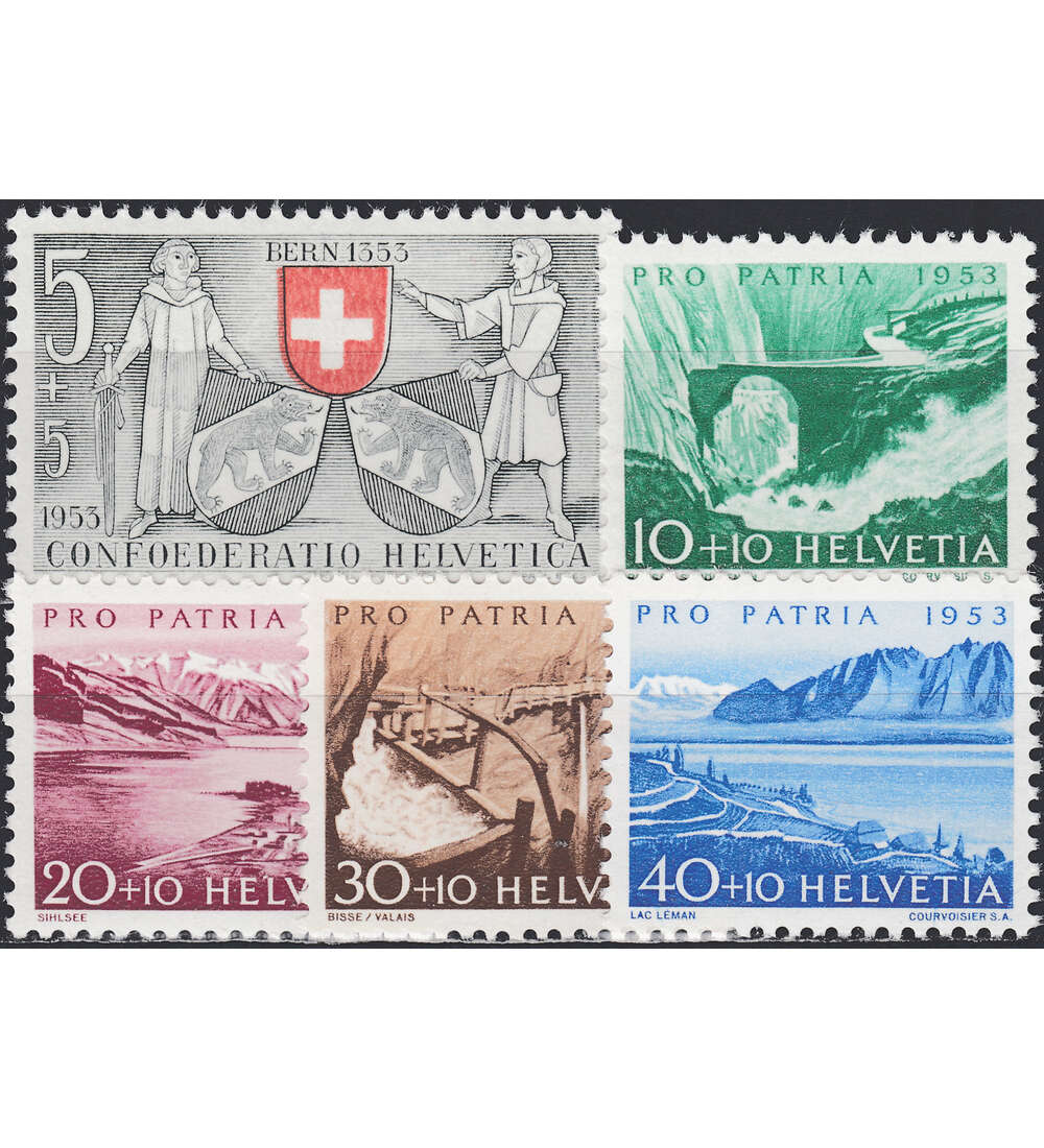 Schweiz Nr. 580-584 postfrisch Pro Patria 1953