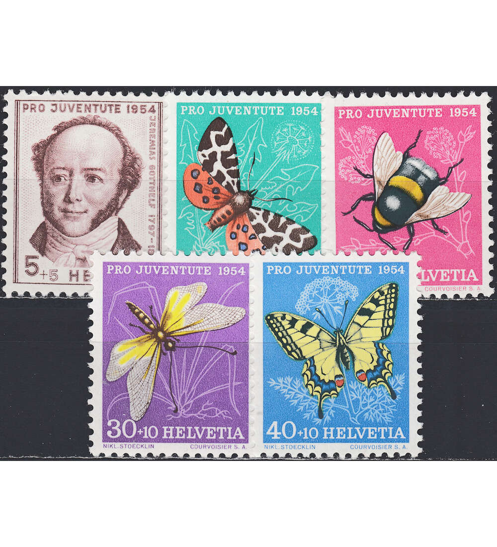 Schweiz Nr. 602-606 postfrisch Pro Juventute 1954