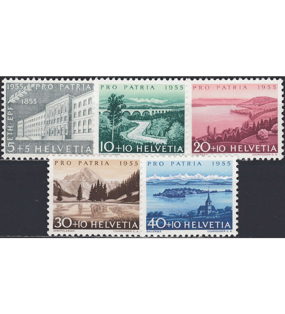 Schweiz Nr. 613-617 postfrisch Pro Patria 1955