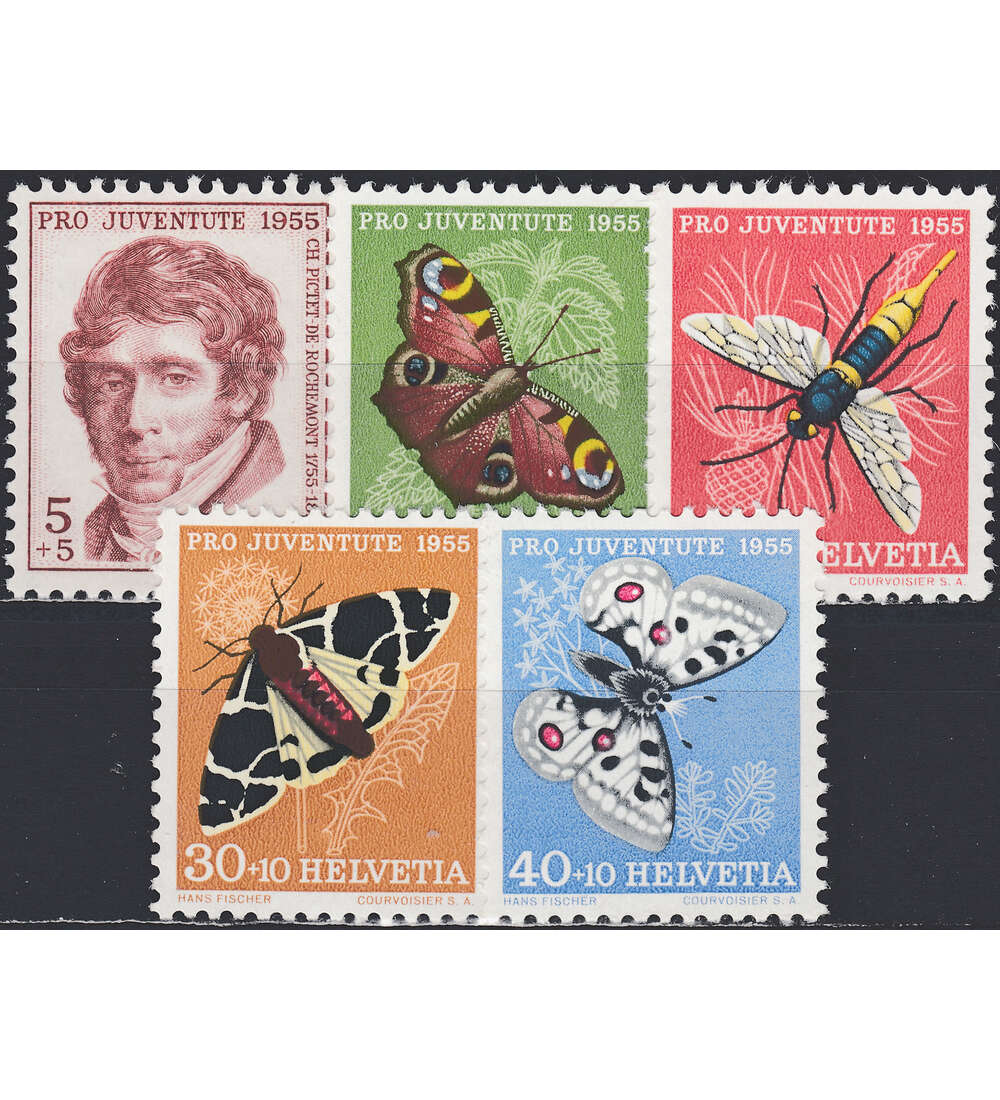 Schweiz Nr. 618-622 postfrisch Pro Juventute 1955