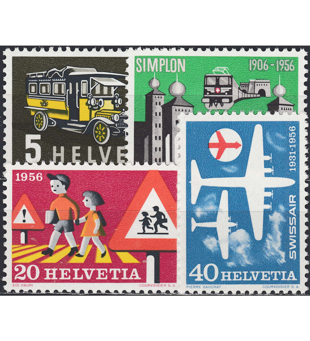 Schweiz Nr. 623-626 postfrisch Jahresereignisse 1956