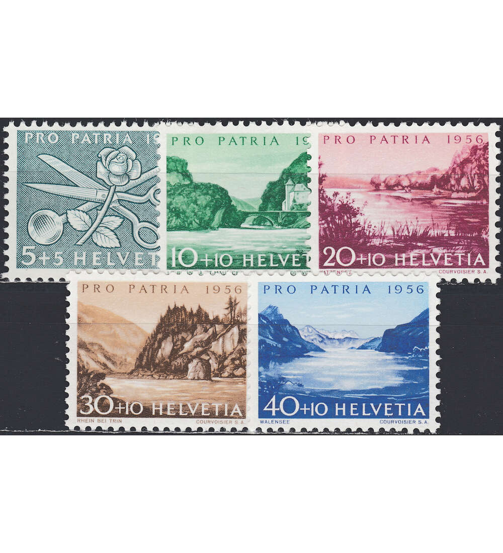 Schweiz Nr. 627-631 postfrisch Pro Patria 1956