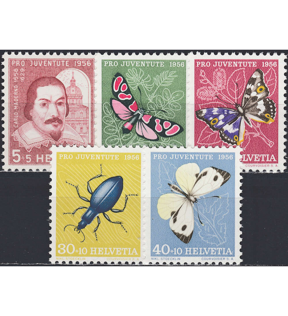 Schweiz Nr. 632-636 postfrisch Pro Juventute 1956