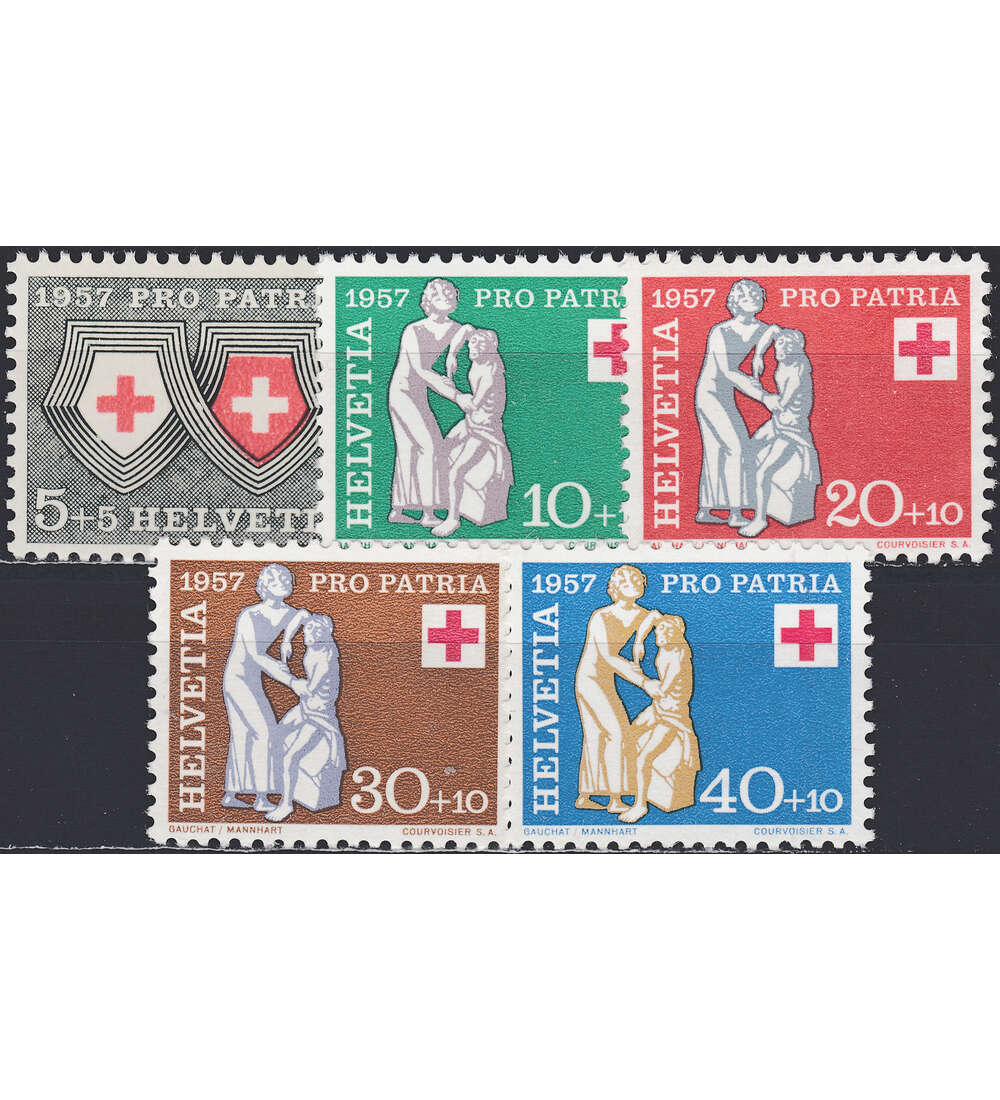 Schweiz Nr. 641-645 postfrisch Pro Patria 1957