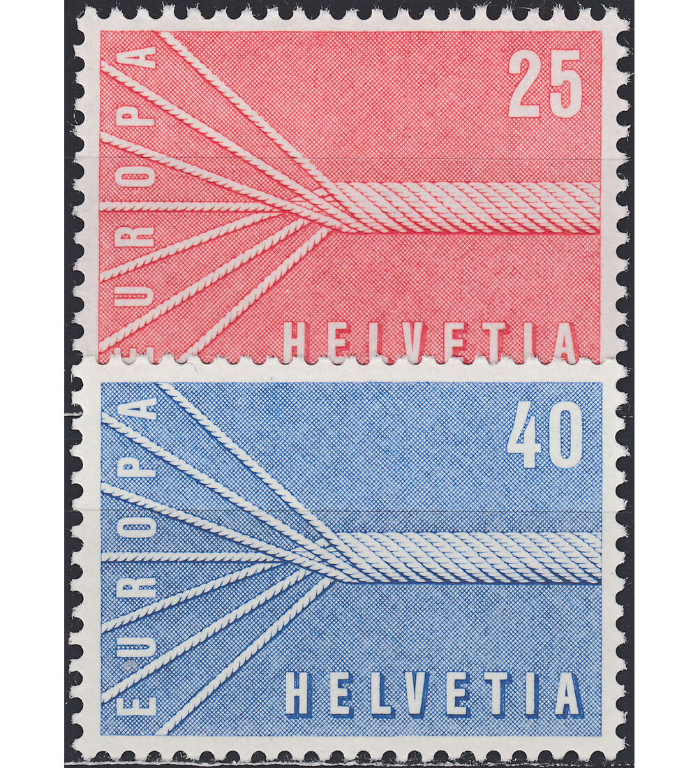 Schweiz Nr. 646-647 postfrisch Europa CEPT 1957