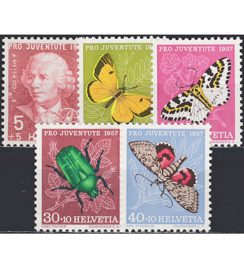 Schweiz Nr. 648-652 postfrisch Pro Juventute 1957