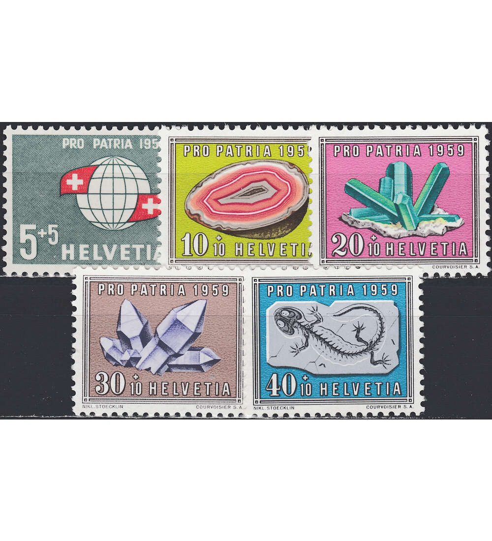 Schweiz Nr. 674-678 postfrisch Pro Patria 1959