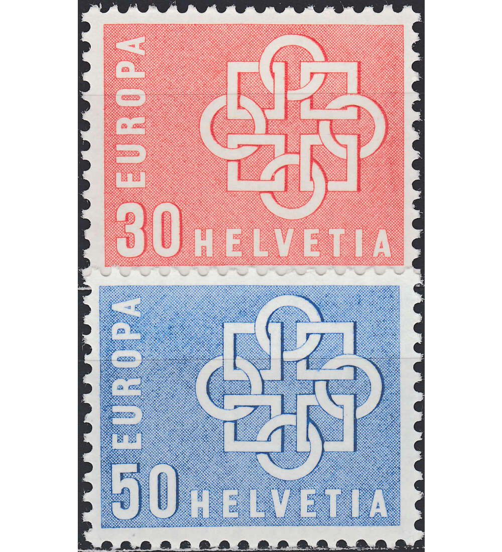 Schweiz Nr. 679-680 postfrisch Europa CEPT 1959