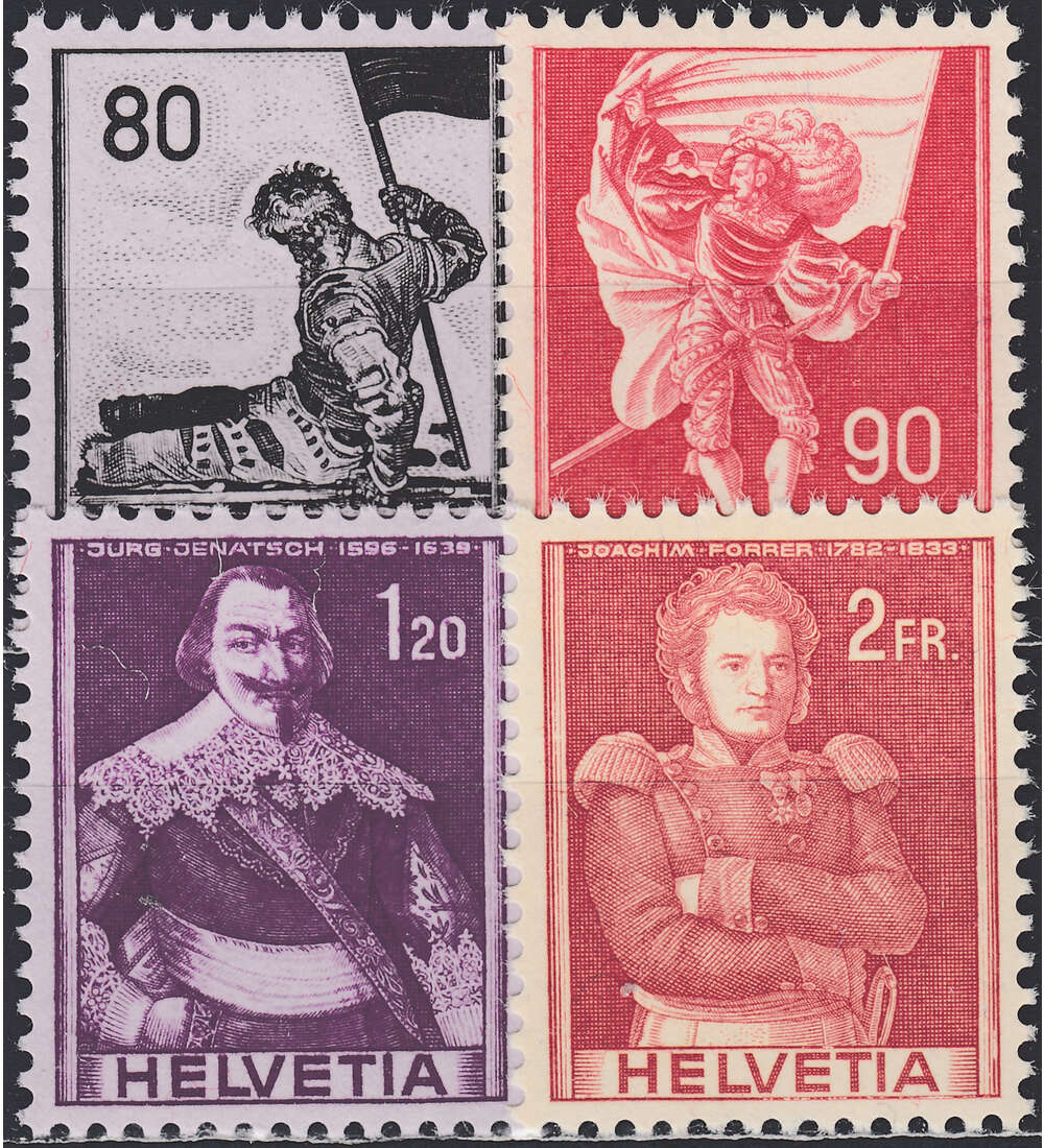 Schweiz Nr. 683-686 postfrisch Freimarken 1958/1959