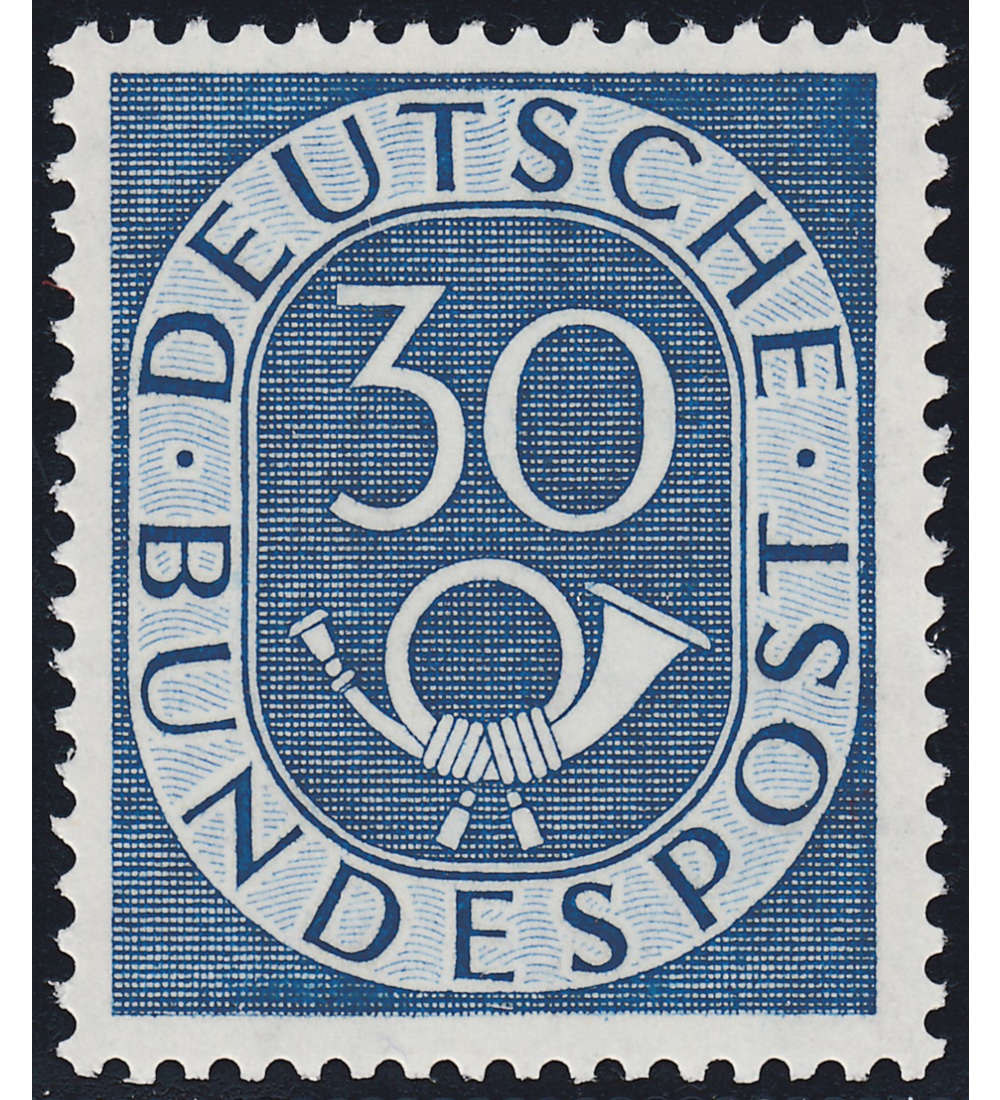 II BRD Nr. 132                 Posthorn 30 Pf.