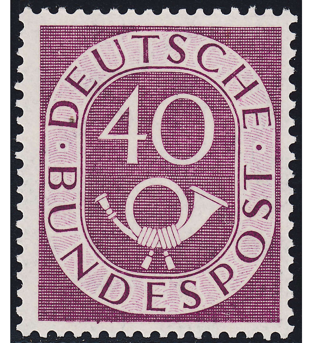 II BRD Nr. 133                 Posthorn 40 Pf.