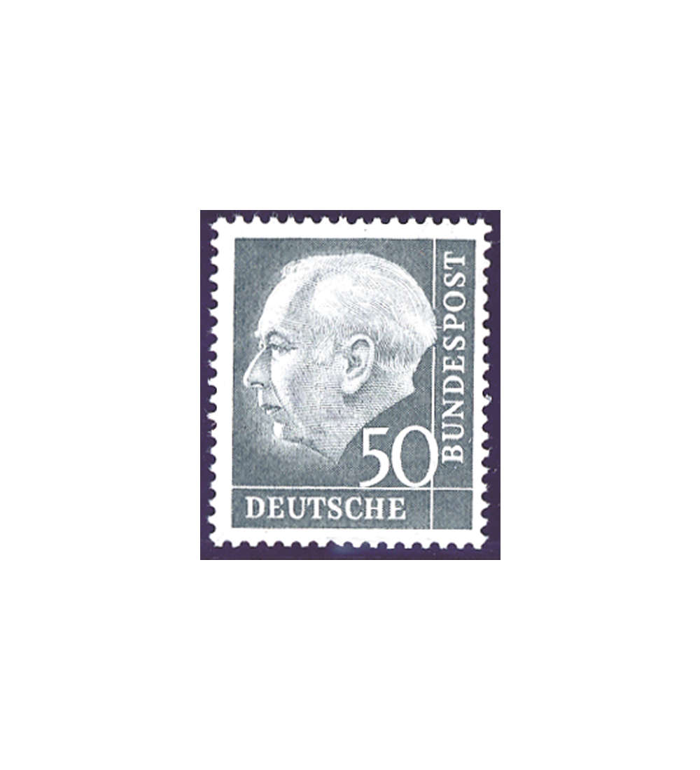 II BRD Nr. 189                 Heuss 50 Pf.